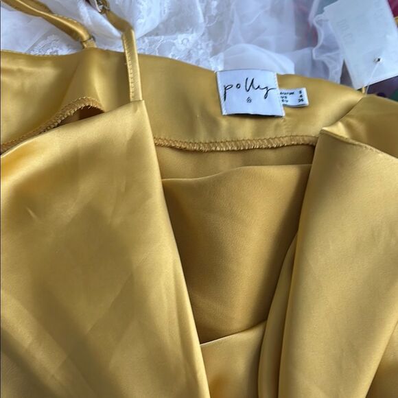 Princess Polly MARSEILLE Yellow MINI DRESS 4 - Picture 2 of 15